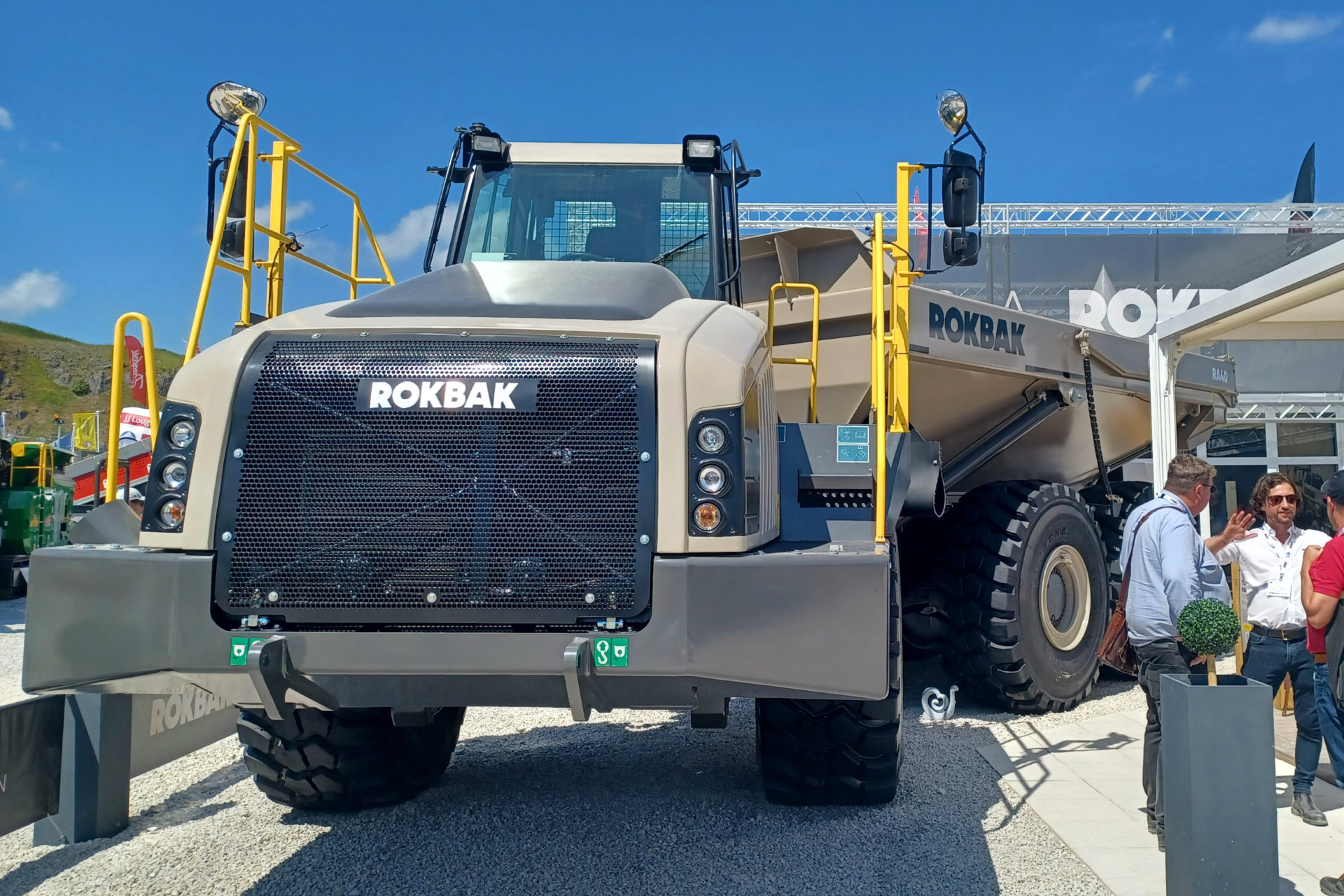 Rokbak highlights robust and reliable haulers at Hillhead 2022 - Rokbak